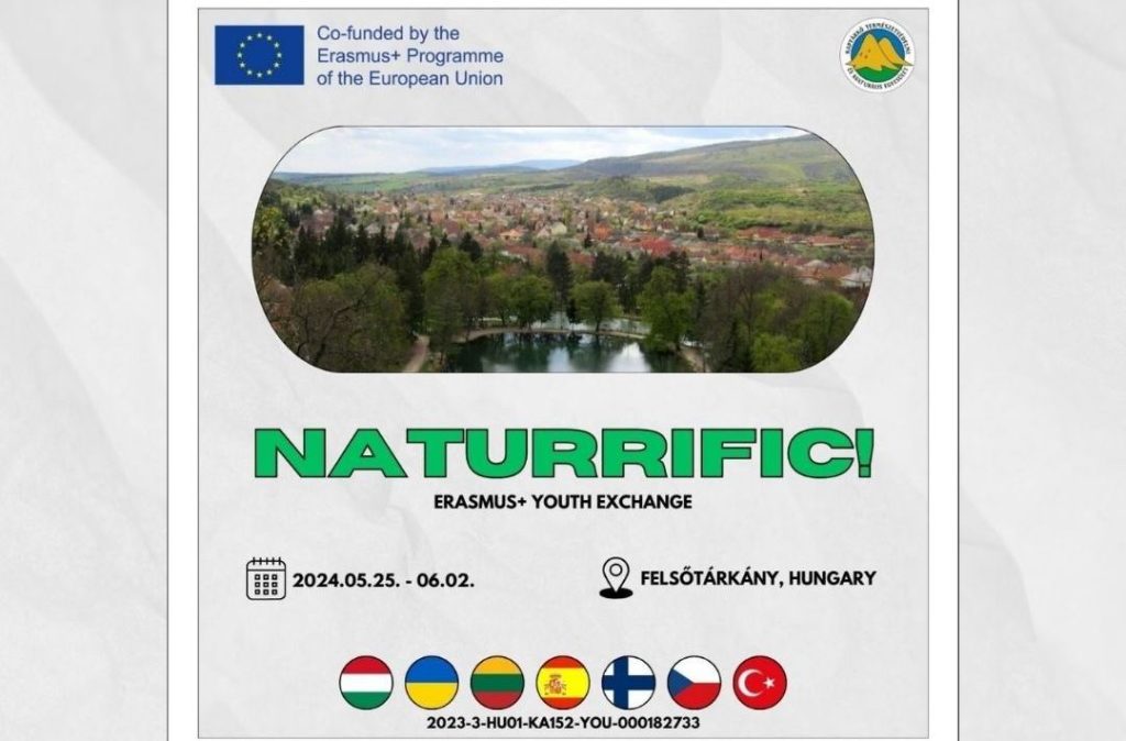 Újabb Erasmus+ Ifjúsági csereprogram-NATURRIFIC