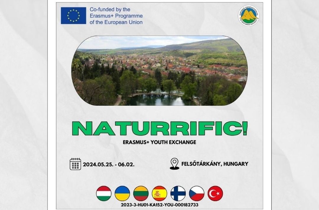 Újabb Erasmus+ Ifjúsági csereprogram-NATURRIFIC