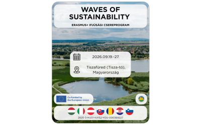 Waves of Sustainability – Újabb Erasmus+ nemzetközi ifjúsági csereprogram lehetőség Magyarországon!