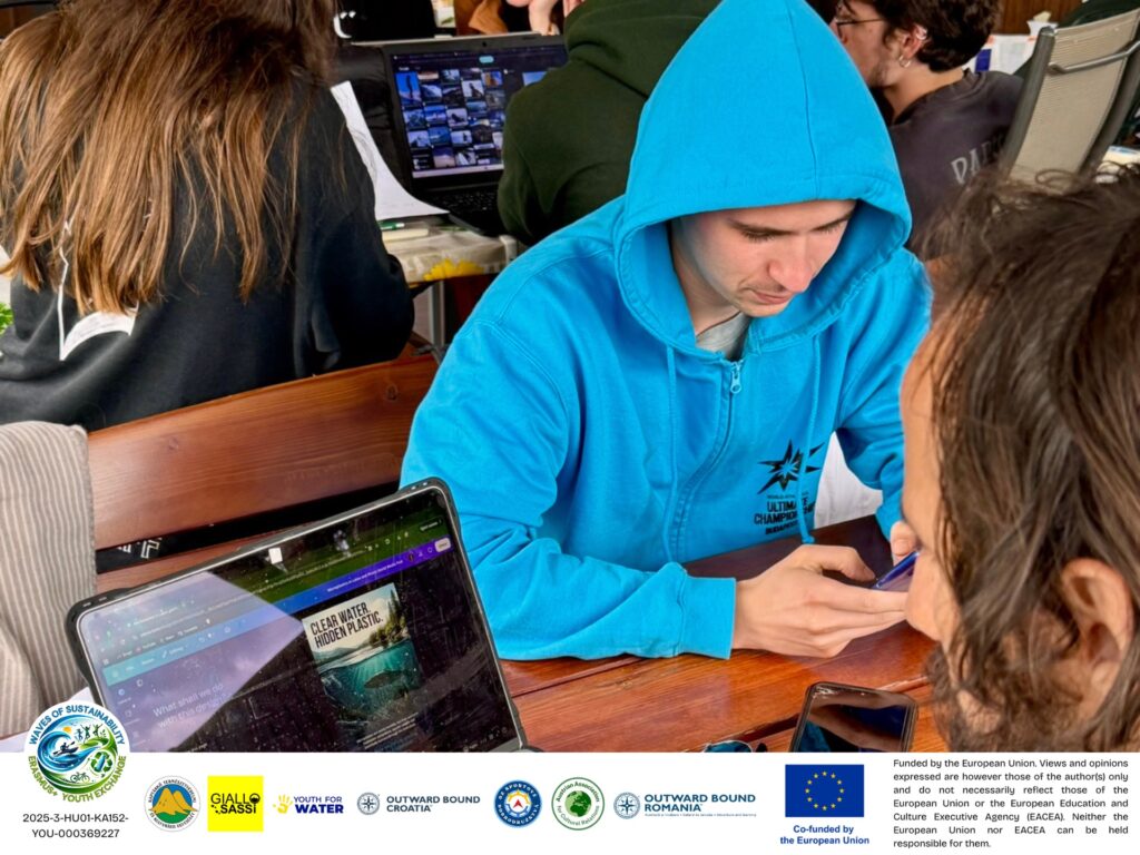 Nemzetközi csapatmunka a plakátkészítő workshopon (1. csoport)