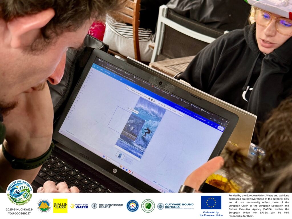 Nemzetközi csapatmunka a plakátkészítő workshopon (3. csoport)